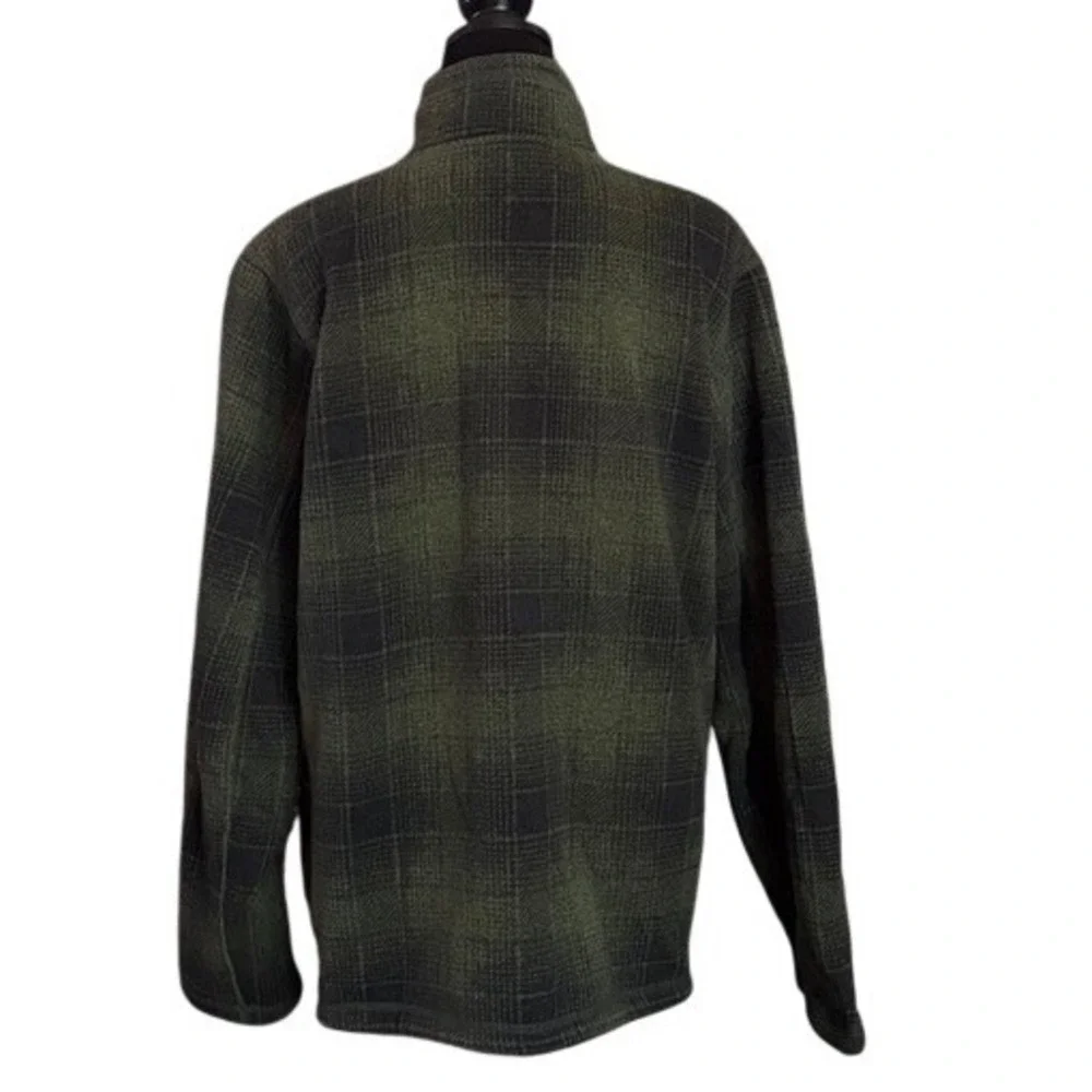 The North Face Mens Novelty Gordon Lyons 1/4 Zip in Four Leaf Clover Ombre Plaid